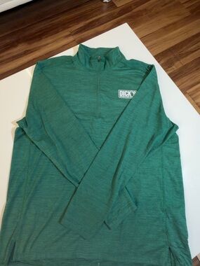 DSG Dick’s Sporting Goods Men’s Quarter Zip Pullover Green XL